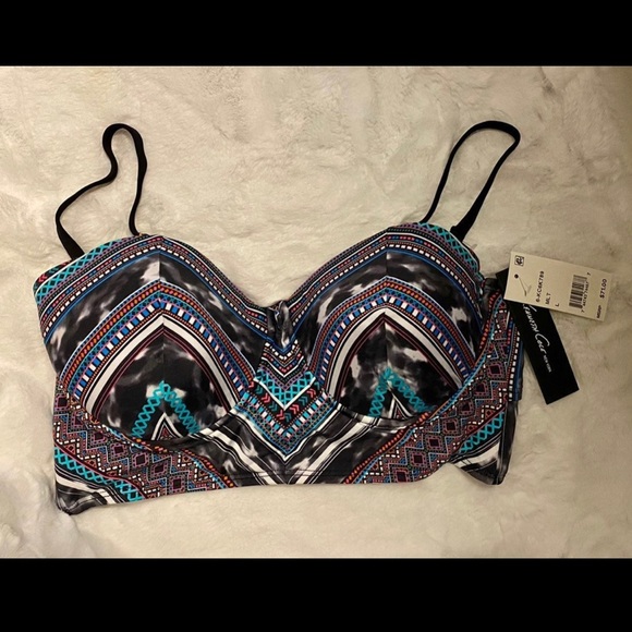 Kenneth Cole Other - Kenneth Cole Bandeau/Bralette Swim Top BNWT-sz L